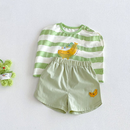 【BABY&KID】夏新作フルーツ刺繍ショートパンツSK106119