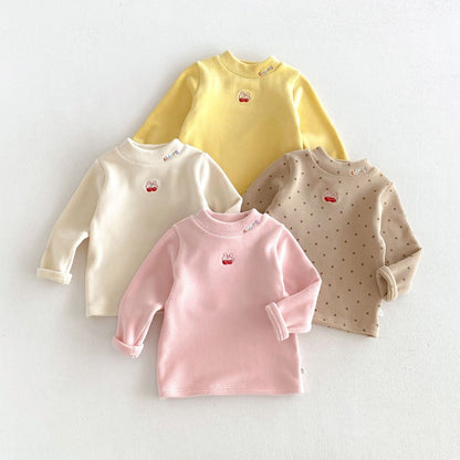 【BABY&KID】刺繍さくらんぼトップスSK108104