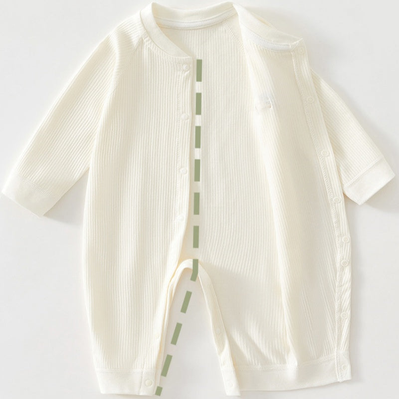 【BABY】北欧風いぬワッペンカバーオールSK102615