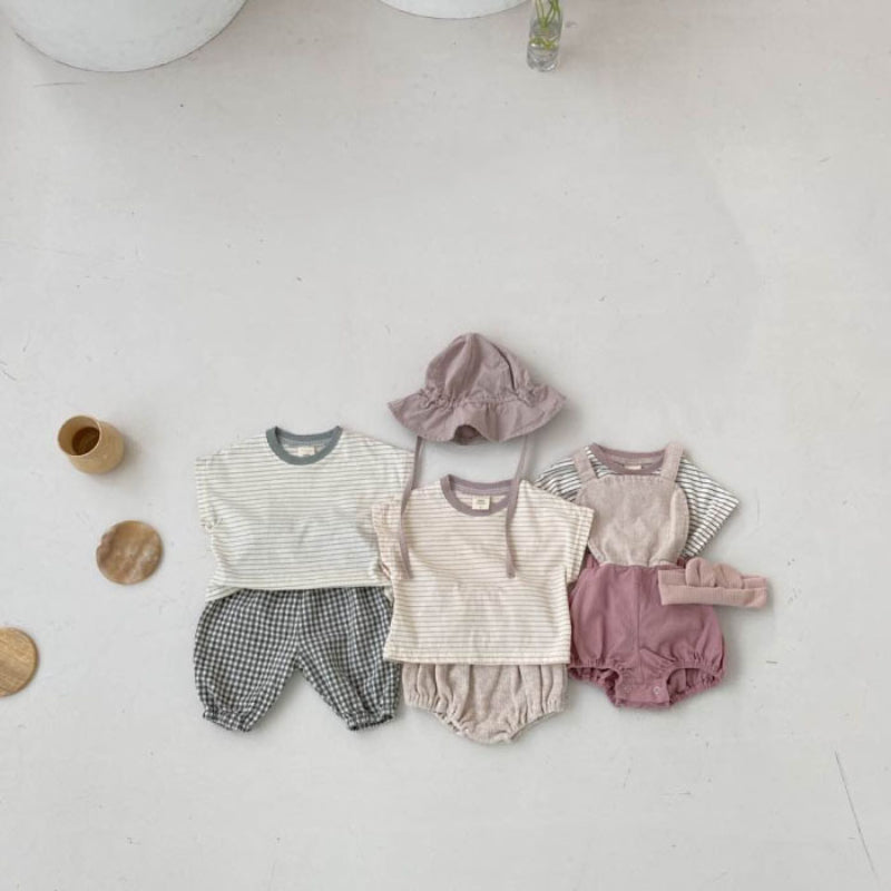 【BABY】夏新作 ボーダー半袖TシャツSK082715