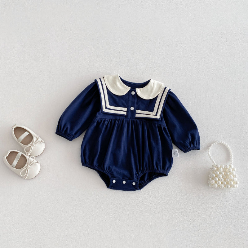【BABY】マリン風ロンパースSK103611