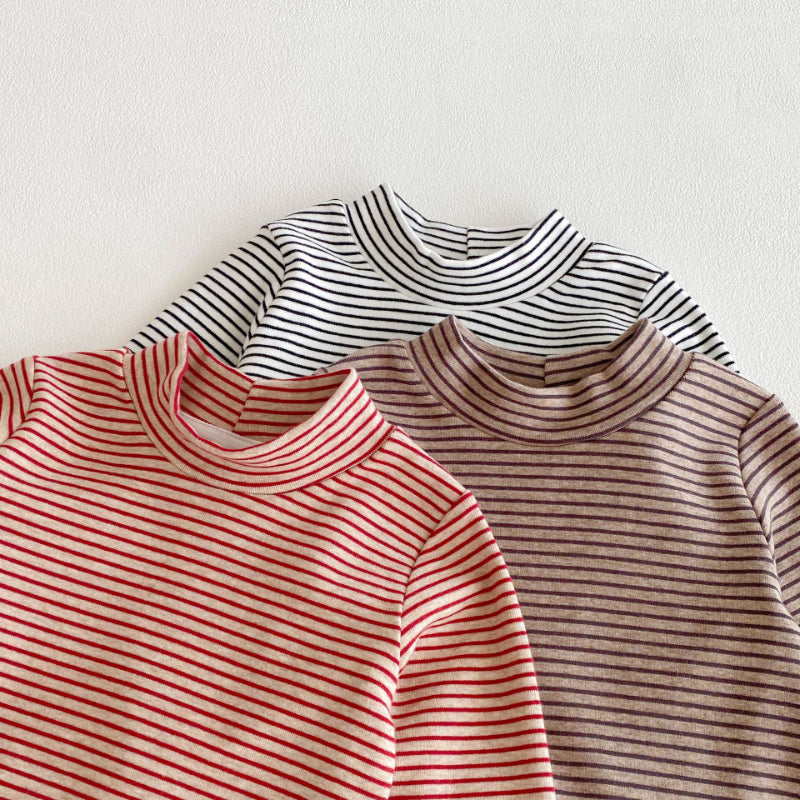 【BABY】ハイネックボーダーtシャツSK100130