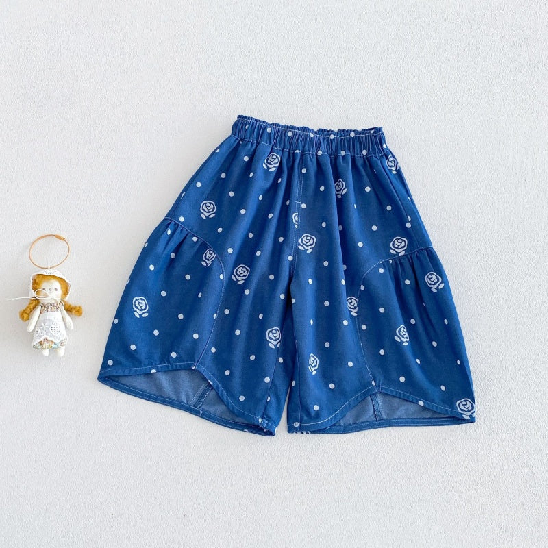 【BABY&KID】夏新作ドットデニムセットアップSK106108