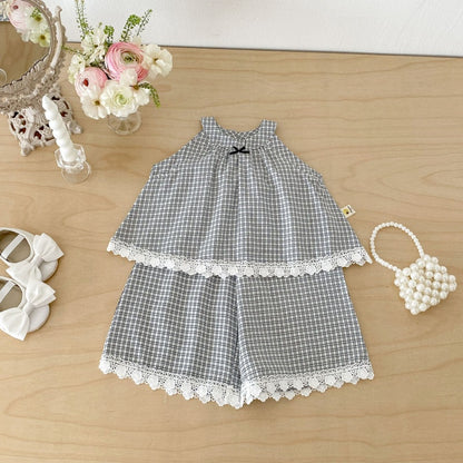 【BABY&KID】夏新作チェックセットアップSK105803