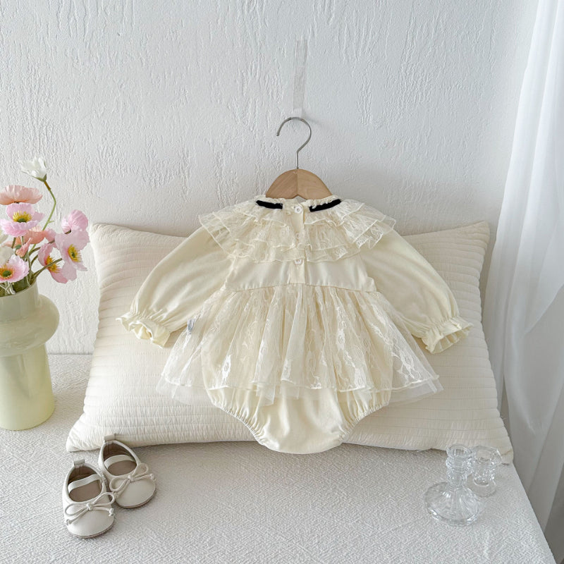 【BABY】レースリボンロンパースSK103603