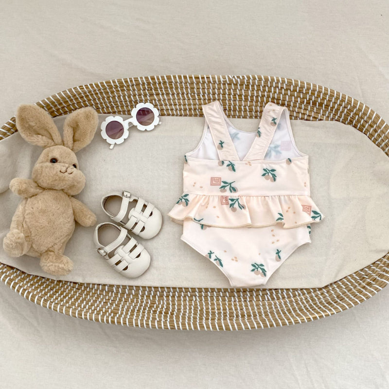 【BABY&KID】夏新作 花柄フリル水着SK090923