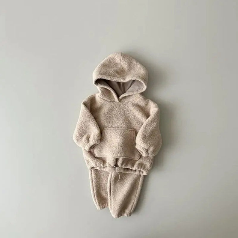 【BABY&KID】バイカラー起毛セットアップSK030710