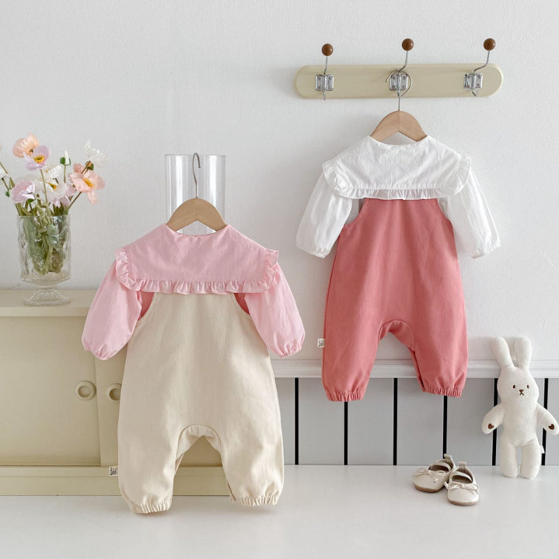 【BABY】うさぎサロペット、ベビーブラウスSK100329