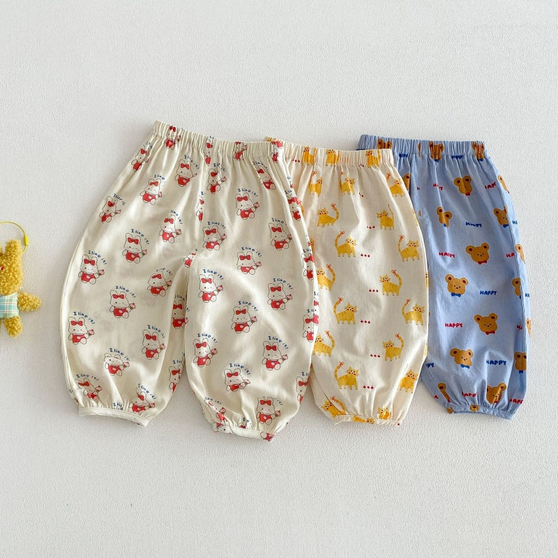 【BABY&KID】夏新作 カートゥーン総柄虫よけパンツSK105207