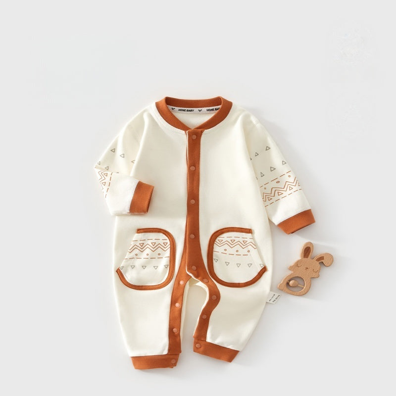 【BABY】北欧風レトロ綿カバーオールSK102616