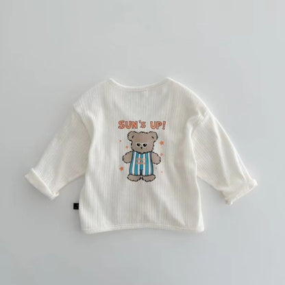 【BABY】夏新作 通気コットンカーディガンSK080829