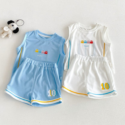 【BABY&KID】夏新作カートゥーンプリントセットアップSK105907