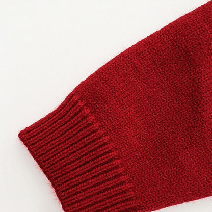 【BABY】冬新作くまハート柄ニットカバーオールSK103217