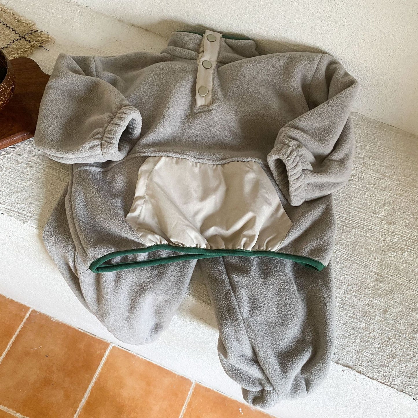 【BABY&KID】ハイネックもこもこ起毛セットアップSK023006