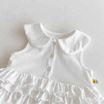 【BABY&KID】夏新作 ティアードフリルワンピースSK082612