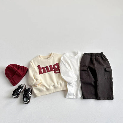 【BABY&KID】HUGロゴクルーネックスウェットSK101552