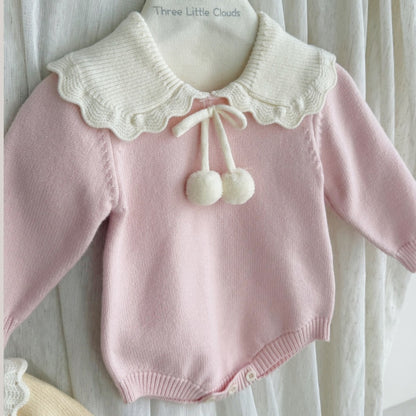 【BABY】ニットボールロンパースSK106916