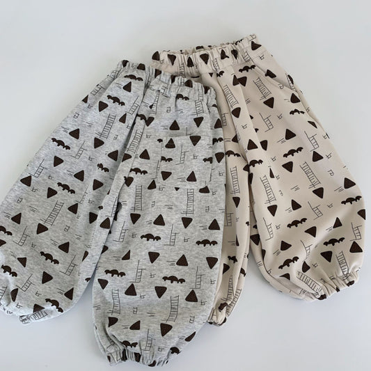 【BABY&KID】カートゥーンプリントスポーツパンツSK100526