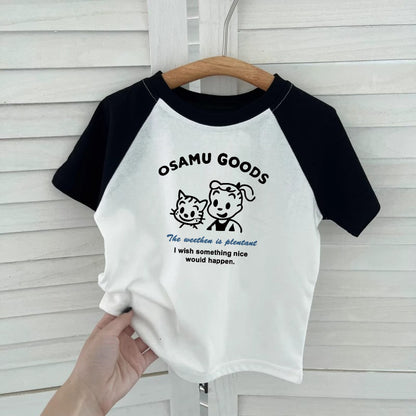 【BABY&KID】夏新作 キャラクタープリントTシャツSK092228