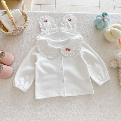 【BABY】襟付き刺繍長袖TシャツSK092314