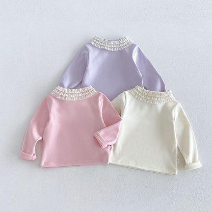 【BABY&KID】フリル襟厚手トップスSK108116