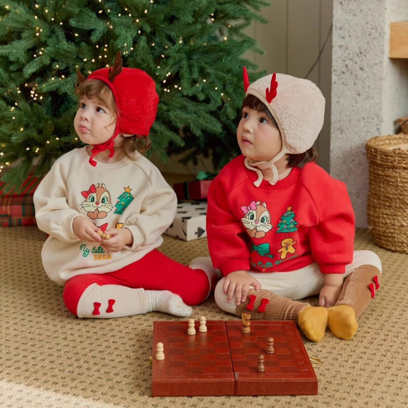 【BABY】キュートなクリスマス長袖トレーナーSK102827