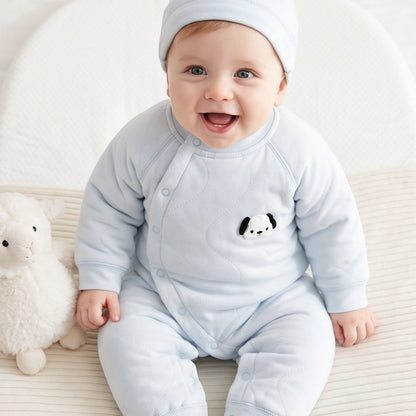 【BABY】Winter New Arrival Cartoon Patchwork Quilted Coverall SK108208