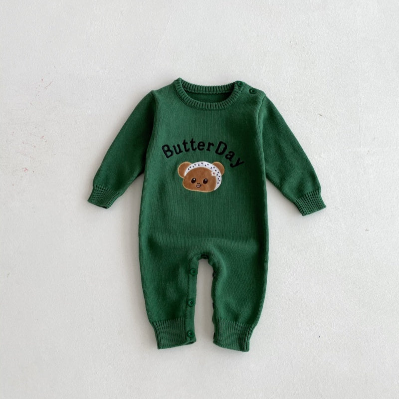 【BABY&KID】くまニットカバーオールSK092707