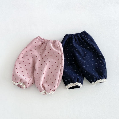 【BABY&KID】ドット小花柄パンツSK108101