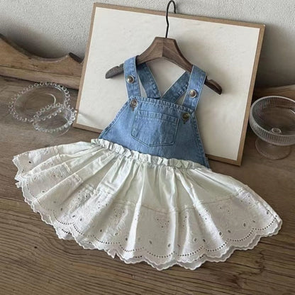 【BABY】夏新作 クマの刺繍ワンピースSK072515