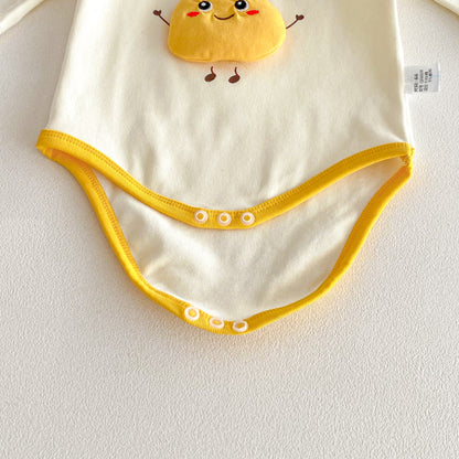 【BABY】洋梨モチーフフルーツロンパースSK103608