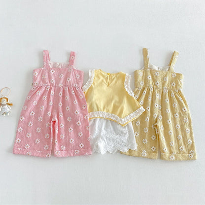 【BABY&KID】夏新作小花デイジードール、サロペットSK106101