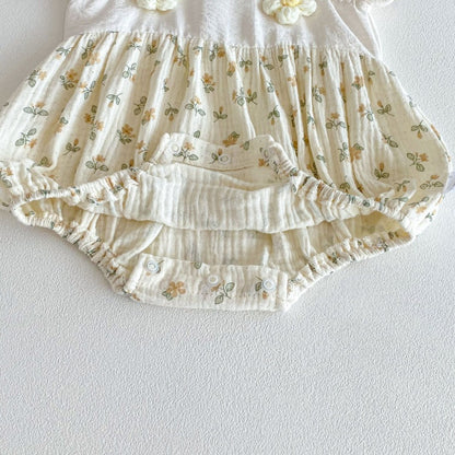 【BABY】夏新作小花柄キャミロンパースSK105012
