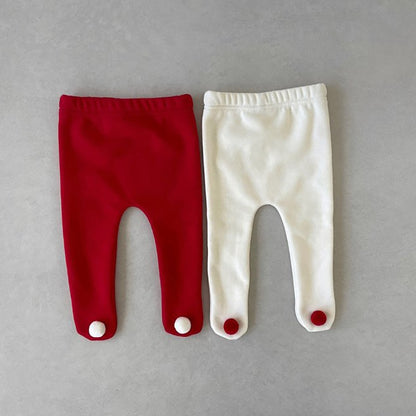 【BABY】クリスマステーマポンポンレギンスSK102815