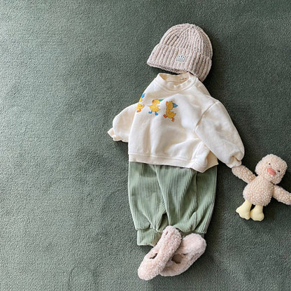 【BABY】あひるプリントスウェットSK101543