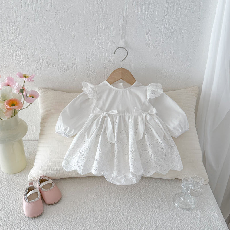 【BABY】プリンセスフリルロンパースワンピSK103609