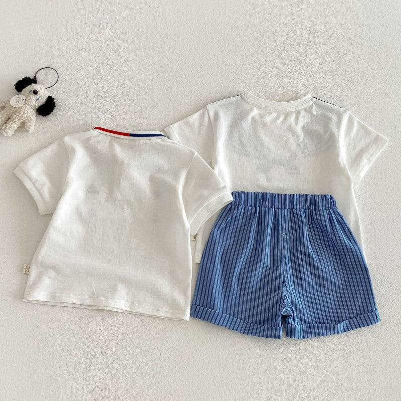 【BABY&KID】夏新作韓国風Tシャツ、ショートパンツSK105516