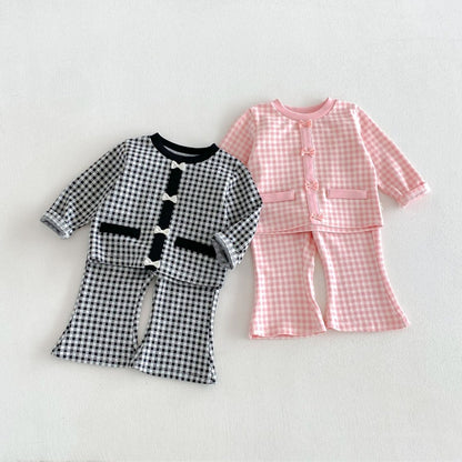 【BABY&KID】レトロチェックセットアップSK106615
