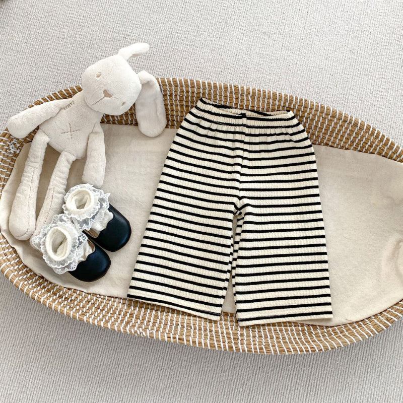 【BABY&KID】ストライプシンプルカラーセットアップSK092723