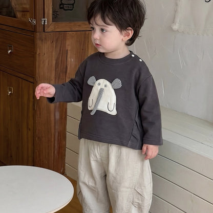 【BABY】かわいいぞうセットアップSK107811