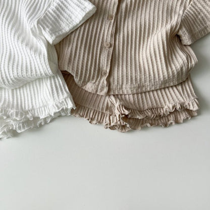 【BABY&KID】夏新作 半袖カーディガンセットアップSK091209