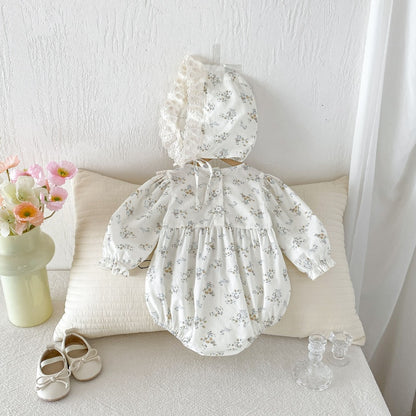 【BABY】スウィート小花柄ロンパースSK107907