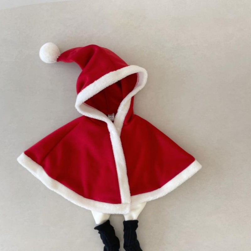 【BABY】韓国風あったかクリスマスポンチョSK102823