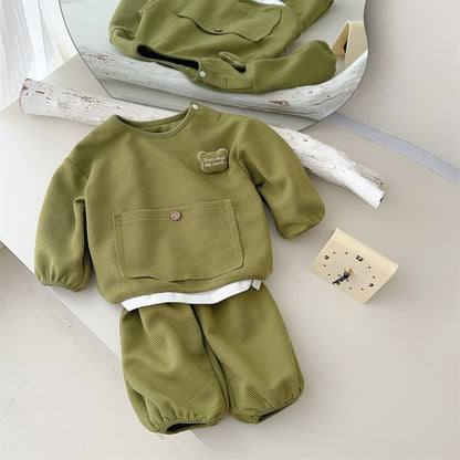【BABY】カジュアルポケット付きセットアップSK11554