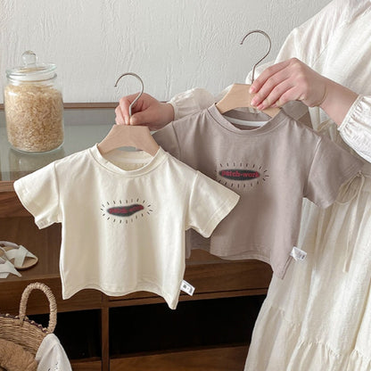 【BABY&KID】夏新作 キュートキャラクターTシャツSK092627