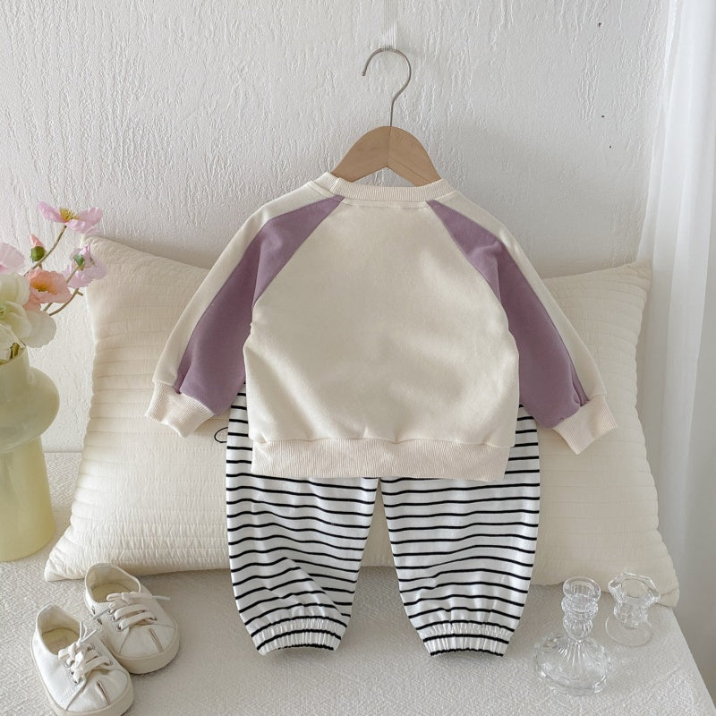 【BABY&KID】カートゥーンカジュアルセットアップSK092708