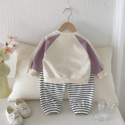 【BABY&KID】カートゥーンカジュアルセットアップSK092708