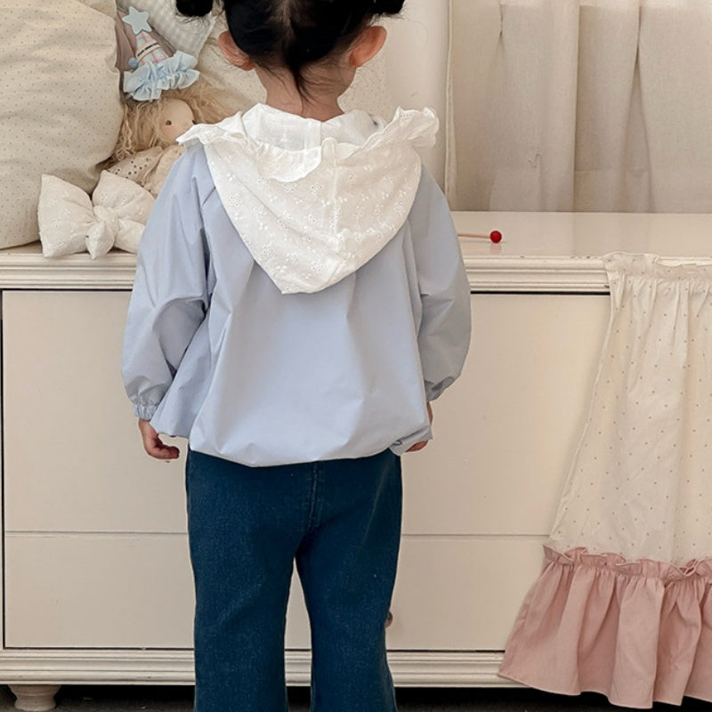 【BABY】リボンフード付きアウターSK103709