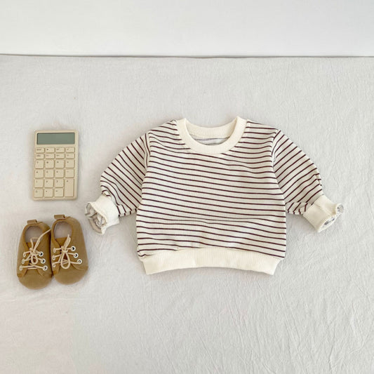 【BABY&KID】ボーダースウェットプルオーバーSK100631