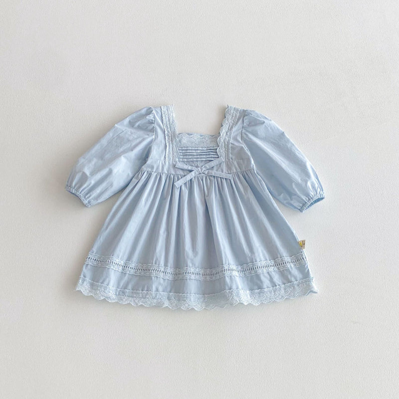 【BABY&KID】長袖フリルプリンセスワンピースSK100336
